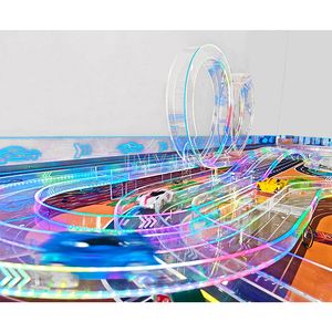 Multijoueur Interactif <span class=keywords><strong>Moto</strong></span> Racing Car Simulator Game Machine Indoor Amusement Children's Park Carnival Sports Entertainment - Product Image 6