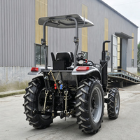 Mini-tracteur agricole 4x4 certifié CE COC 25HP - 75HP, équipement de machinerie agricole, tracteur de travail agricole, usine