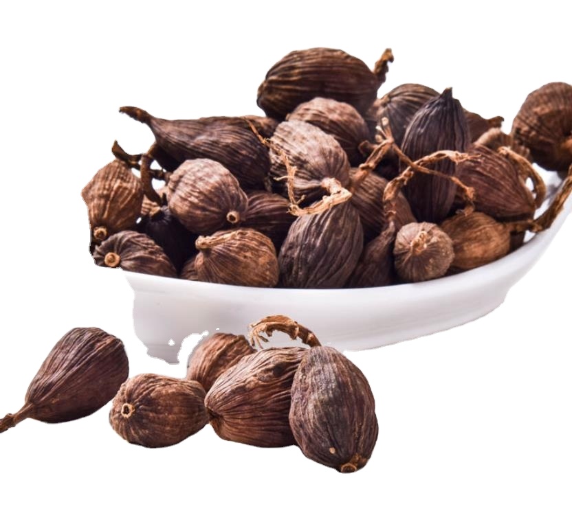 Calidad superior, especias de grado alimenticio, Amomum, subulato, frutas, cardamomo negro