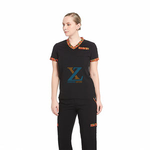 ชุดยูนิฟอร์มพยาบาลสำหรับพยาบาล,ชุดนักวาดภาพวิ่งผ้า Flex แบบยูนิเซ็กส์ดีไซน์<span class=keywords><strong>2022</strong></span>สำหรับพยาบาลหมอโรงพยาบาลสีชมพู Uniforme De Enfermera - Product Image 5