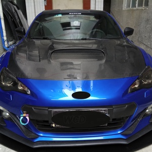 Capó de Fibra de Carbono Estilo <span class=keywords><strong>WRC</strong></span> con Rejillas de Ventilación para Toyota 86 Scion FRS GT86 FT86 Subaru BRZ 2012-2019, Cubierta de Cofre Delantero - Product Image 2