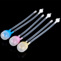 Aspirateur nasal pour bébé, pompe en silicone anti-refoulement pour nettoyer le mucus, aspiration de la bouche