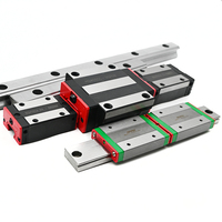 Rail de guidage linéaire CNC 25 mm HGR25 HGH25 HGW25, guide linéaire 1000 mm 2000 mm 3000 mm 4000 mm avec unité de palier coulissant