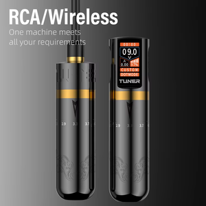 Wireless Tattoo <b>Machine</b> Dot Mode 2 Batteries 2.5-4.5mm Adjustable Stroke <b>Rotary</b> RCA Body Art PMU Pen - Product Image 5