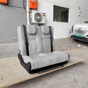 Cama de asiento plano multifuncional para <span class=keywords><strong>caravanas</strong></span> y vehículos recreativos Accesorio de asiento de coche modificado de pasajero de cuero para autocaravanas - Product Image 3