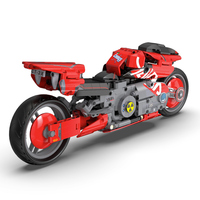 Cada C64001 Cyber Night CT-3X Moto de course super rapide, blocs de construction de véhicules, ensemble de jouets de construction de voitures