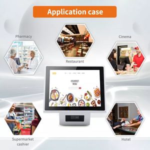 T100 8Inch Touchscreen Muur Gemonteerde Self-Service Android Windows Prijs Checker Barcode <span class=keywords><strong>Scanner</strong></span> Voor Supermarkt - Product Image 6