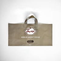 Sac en plastique personnalisé avec poignée souple pour boîte à baklava, emballage de gâteaux, vente en gros en Turquie