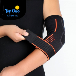 Offre Spéciale Top One Flexible Golf Tennis Sports Baseball Tricoté Bras Coude Support Brace avec Compression Pad - Product Image 6