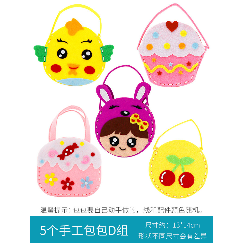 Cinq sacs faits main D