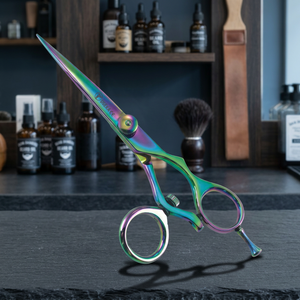 Premium Professional Barber Haircut Scissors PB-1027 Japanese Stainless Steel Mirror Polish Sharp Right-<b>Handed</b> Salon Use - Product Image 3