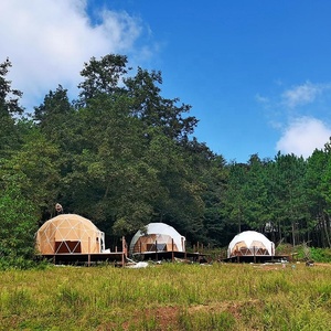 Offre Spéciale 6M Diamètre Camping Dôme Maison Préfabriquée Glamping Hôtel <span class=keywords><strong>Yourte</strong></span> Tente Pour Stations Campings - Product Image 6