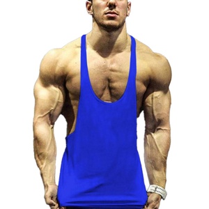 OEM Breathable Knitted Workout Tank Top Gym Stringer Vest <b>Singlet</b> Sleeveless Men Sublimated <b>Running</b> - Product Image 3