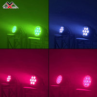 Projecteur LED étanche IP65 54x3W RGBW pour parcs à thème, éclairage de scène extérieur, éclairage de fond DMX512, projecteur de théâtre