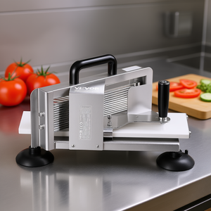 Coupe-légumes Vevor en acier inoxydable, trancheuse manuelle de 3/16 pouces pour tomates, usage commercial - Product Image 2