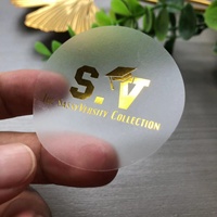 Autocollants de logo en feuille d'or de luxe personnalisés professionnels autocollant d'impression de papier personnalisé découpé en pvc mat transparent