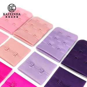 Accessoires de vêtements pour femmes en gros personnalisables : Bande de fermeture à 3 crochets pour soutien-gorge, 3 rangées 2 crochets, boucle de soutien-gorge réglable - Product Image 6