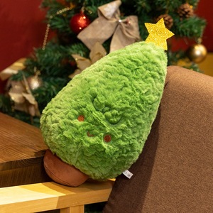 Arbre de <span class=keywords><strong>Noël</strong></span> super doux poupée en peluche jouet ours type poupée de chiffon cadeau de <span class=keywords><strong>noël</strong></span> oreiller maille étreinte coussin pour petite activité d'arbre - Product Image 4