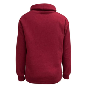 Sweat-shirt d'hiver à col zippé pour homme, coupe confortable, 100% polyester polaire, couleur unie, service OEM disponible, 300g - Product Image 1