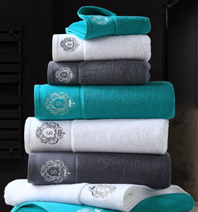 High Quality <strong>Customized</strong> Logo <strong>Print</strong> 100% Cotton Quick Dry Luxury 5 Star Hotel <strong>Towel</strong> Set - Product Image 1