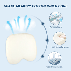 Phong Cách Mới Không Trượt Thoải Mái Siêu Mềm Bộ Nhớ Bọt Ghế Văn Phòng Apple Hình Dạng Ghế Đệm Cho Xe Ghế Sup - Product Image 6