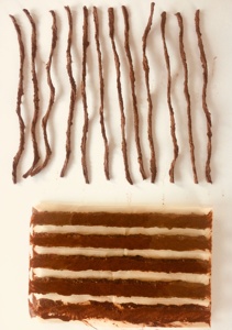 12-361 다크 브라운 Pvc + 종이 100*6mm 타이어 스트링 50 스트립/박스 60 박스/ctn - Product Image 5