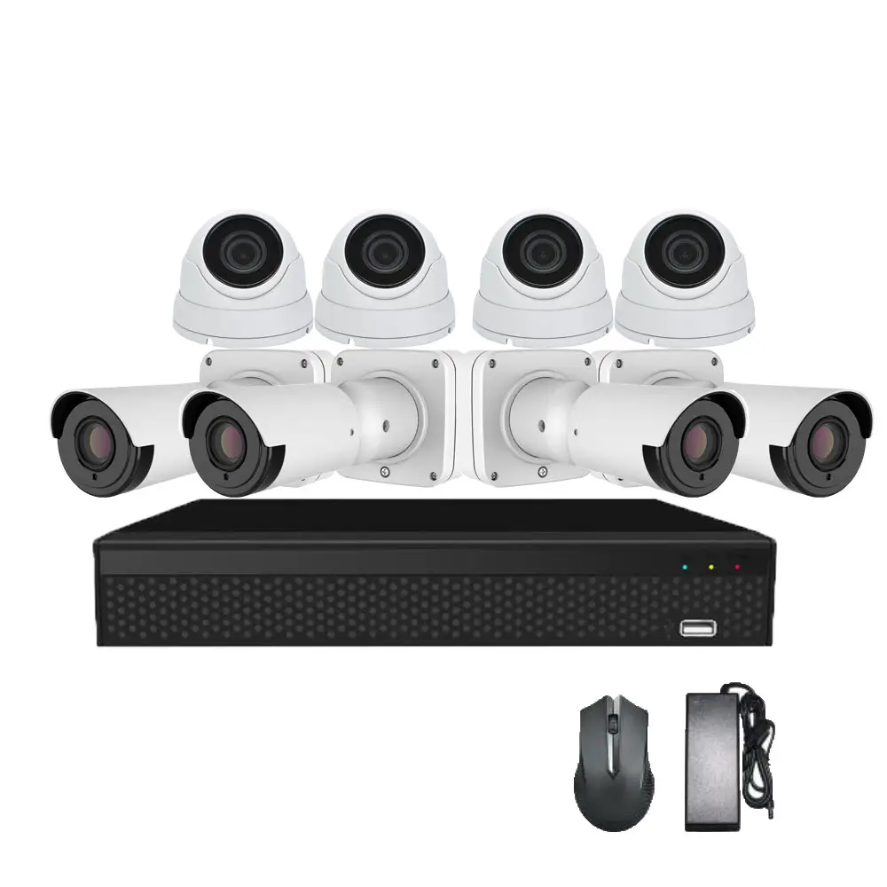 Sistema de cámaras de seguridad CCTV para interior y exterior, kit de visión nocturna, 1080P, precio al por mayor
