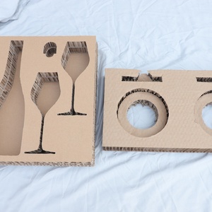 Panneau en papier alvéolé en pâte de <span class=keywords><strong>bois</strong></span> vierge personnalisable, emballage de palette résistant à l'humidité - Product Image 4