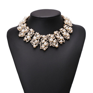 <span class=keywords><strong>Collar</strong></span> de Perlas y Diamantes de Imitación de Alta Calidad JJ10113, Gargantilla Elegante, <span class=keywords><strong>Collar</strong></span> Moderno para Mujer - Product Image 6