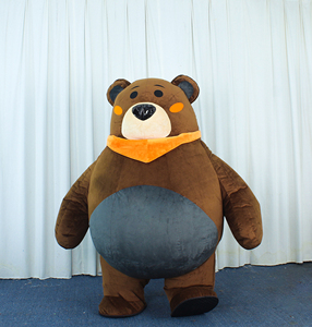 Costumes de mascotte d'ours gras pour adultes pour les spectacles de cosplay, costumes d'ours gras gonflables de 2 m, vente de costumes - Product Image 1