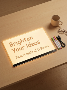 Tavolo da <span class=keywords><strong>Disegno</strong></span> in Acrilico Creativo 2026 di Tendenza con Luce LED Bianca Calda e Supporto, Design Moderno, Controllo Touch, Set Giocattoli per <span class=keywords><strong>Disegno</strong></span> - Product Image 2