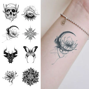 Juego De Tatuajes Temporales, <span class=keywords><strong>tatuaje</strong></span> semipermanente, resistente al agua, a prueba de sudor, dura 2 semanas, <span class=keywords><strong>tatuaje</strong></span> realista a base de hierbas antifricción para brazo - Product Image 1