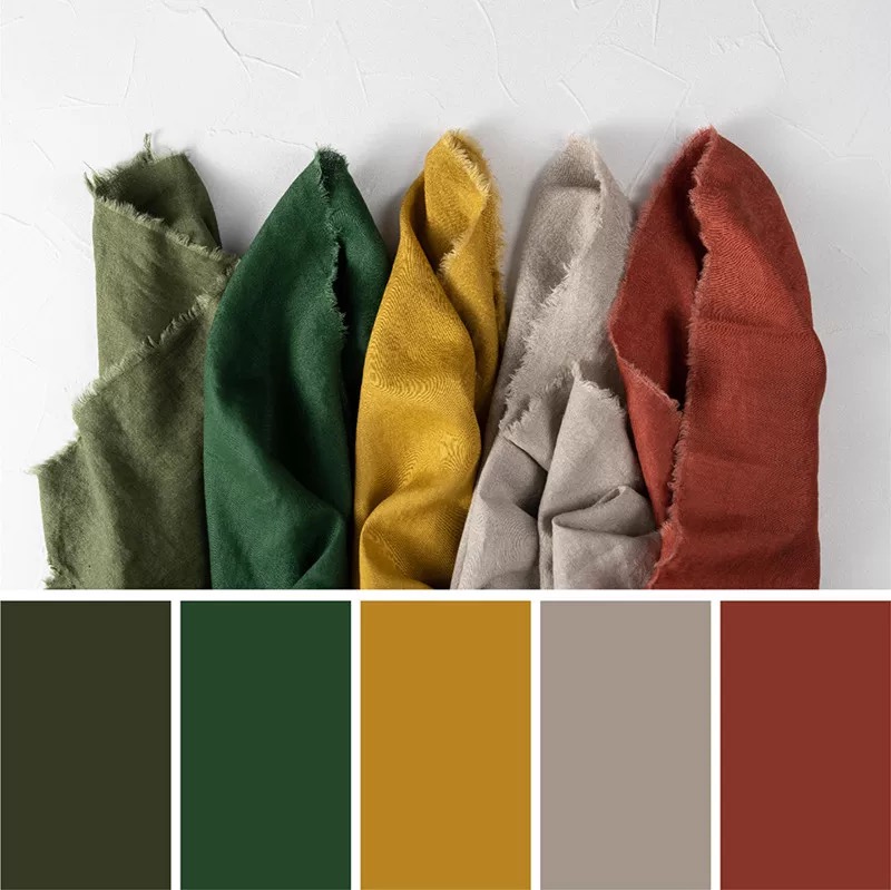 Винтажная гладкая окрашенная в камень ткань для одежды земли цвета премиум-класса из 100% чистого льна