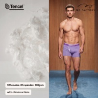 Caleçons Boxers Homme Lenzing Modal avec Ouverture Frontale, Taille Élastique Ultra Douce, Confort Optimal pour les Hanches