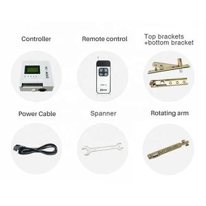 Porta di vetro elettrico Automatico porta battente a scomparsa piano <span class=keywords><strong>cerniera</strong></span> a molla porta più vicino - Product Image 4