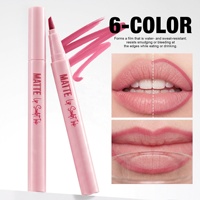 Crayon à lèvres waterproof longue tenue, anti-bavures, hydratant, rouge à lèvres mat, gloss à lèvres, laque à lèvres