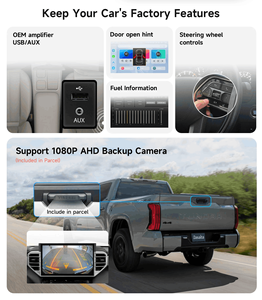 Xe đa phương tiện Player <span class=keywords><strong>Car</strong></span> Stereo đơn vị đứng đầu 10 inch Android đài phát thanh 8 + 256 gam Carplay màn hình cho tacoma 2015+ - Product Image 2