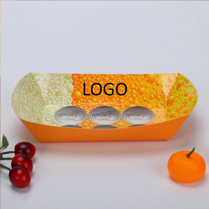 Cajas de Embalaje de Alimentos Biodegradables, Resistentes al Aceite, de Grado Alimenticio, Estilo Vintage, para Restaurantes, Fiestas de Cumpleaños, Festivales, Cajas para Hot Dogs, Tendencia de Moda - Product Image 1
