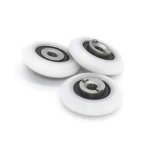 ล้อเสริมแบบมีหนามวงแหวนด้านในขนาด M5*25.4*7.7 มม. พร้อมกรงเล็บเหล็กเคลือบพลาสติก POM สำหรับงานขายส่ง - Product Image 1