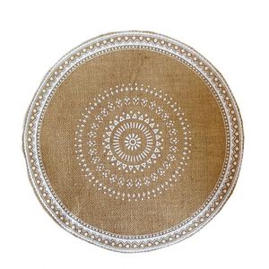 Nuevo Posavasos Creativo de Estilo Bohemio, de Yute y Lino, para Tazas, Platos y Vasos, con Borlas - Product Image 5