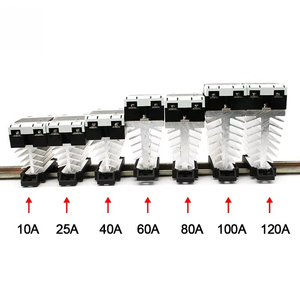 Relé de Estado Sólido SSR con Disipador de Calor, Cero Cruce, 10A 25A 40A 60A 80A 100A 120A, Relé de Carril DIN Monofásico DA AA DD 3-32VDC - Product Image 5