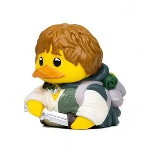 3.5 "Rubber Pvc Hand Magnifying Glass Cartoon Character Model Cosplay Decoration Doll Duck - Product Image 1