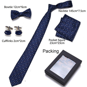 PLT012 vente en gros ensemble de cravates pour hommes coffret cadeau 6 pièces affaires vêtements de cérémonie mariage cravate fabricant personnalisé cravate 94 couleurs - Product Image 5
