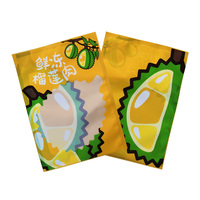 Sacs d'emballage avec fenêtre transparente, personnalisés, 20 pièces, sachets en plastique pour aliments frais, style péruvien
