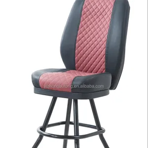 Best Seller High Quality Modern Leather Bar Stool Chairs Casino Swivel Chair Black Poker Chair With Castors