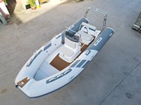 Bateau semi-rigide de luxe en fibre de verre de 4,8 m, modèle 480, haute vitesse, en PVC/Hypalon, pour 6 personnes, avec moteur et kit combiné pour la navigation à la dérive