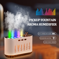 Diffuseur d'huiles essentielles électrique écologique pour la maison et l'hôtel, humidificateur ultrasonique portable 300 ml avec lumière LED 7 couleurs