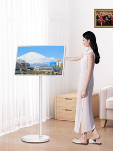 32-Inch Smart <b>TV</b> Portable With <b>LED</b> <b>Backlight</b> White Cabinet HD Definition Fitness Games Touch Screen Video <b>TV</b> <b>LED</b> <b>Backlight</b> Smart - Product Image 6
