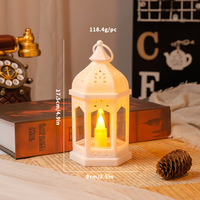 Bougie LED décorative de style château européen minimaliste vintage pour créer une ambiance festive