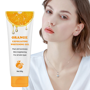 Venta al por mayor de enzimas de naranja exfoliante brillo hidratante Gel limpiador exfoliación viejo Horniness Gel exfoliante - Product Image 2